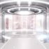 ۷۴۳۴۹۴۸۵-abstract-glowing-light-teleportation-station-with-business-panels-future-concept-3d-rendering